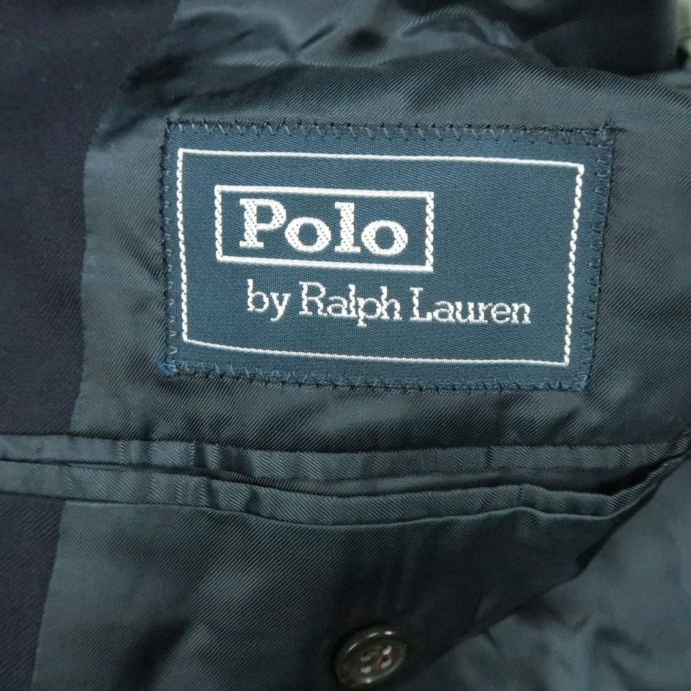 Polo Ralph Lauren Blazer Mens 38S Blue Wool Sport Coat Italy *